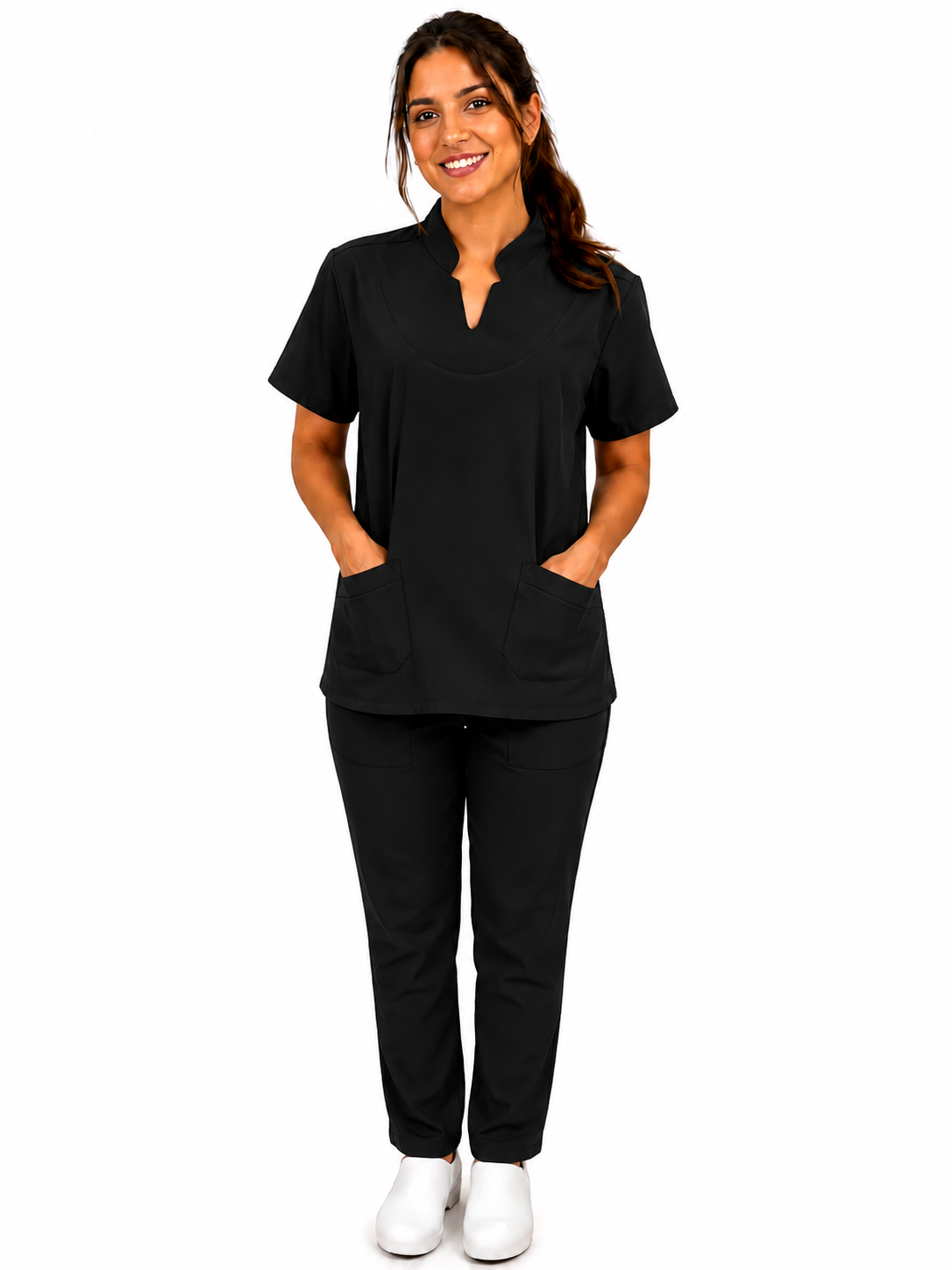 Conjunto Hospitalar Feminino Gola V Padre – Marsala 3