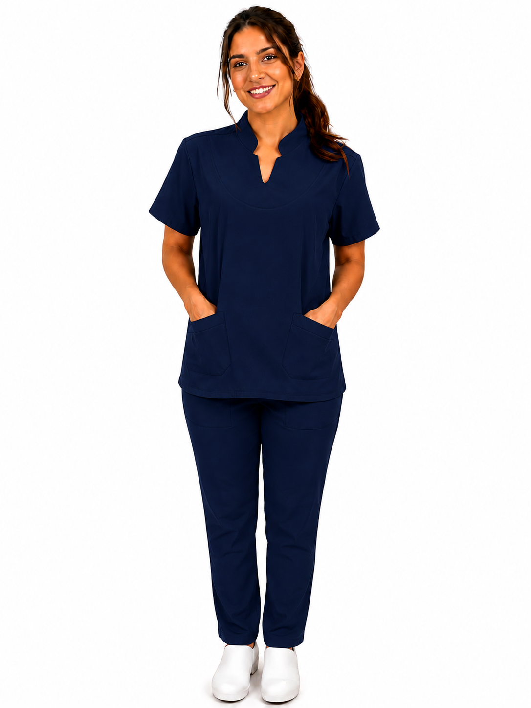 Conjunto Hospitalar Feminino Gola V Padre – Marsala 8